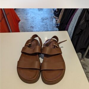 Brown Leather Sandals